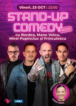 The Fool: Stand-up comedy cu Bordea, Mane Voicu, Mirel Popinciuc și Frînculescu