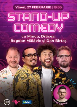 The Fool: Stand-up comedy cu Mincu, Frînculescu, Bogdan Mălăele și Dan Birtaș
