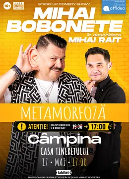 Campina: Mihai Bobonete - Metamorfoză - Turneu National 2026