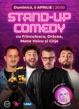 The Fool: Stand-up comedy cu Drăcea, Frînculescu, Cîrje și Mane Voicu