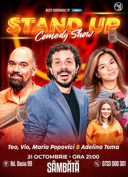 Stand-up Comedy cu Teo, Costel, Maria Popovici - Adelina Toma la Club 99 - Show 2