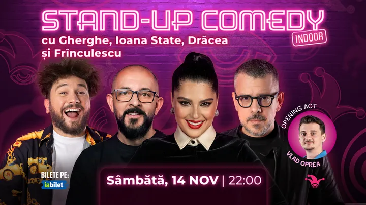 The Fool: Stand-up comedy cu Gherghe, Ioana State, Drăcea și Frînculescu