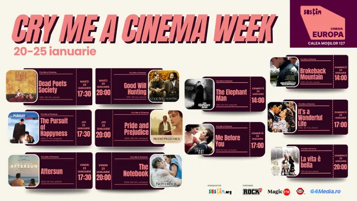 Cry Me a Cinema Week - lacrimi, șervețele și iubire