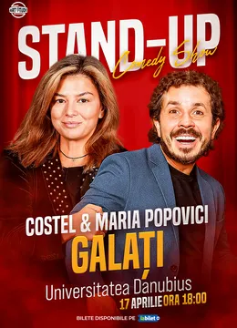 Galati: Costel și Maria Popovici - Stand Up Comedy - SHOW 1