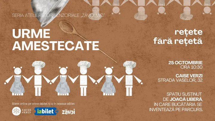 Seria Atelierelor Senzoriale „Zăvoi Mic" • Urme Amestecate