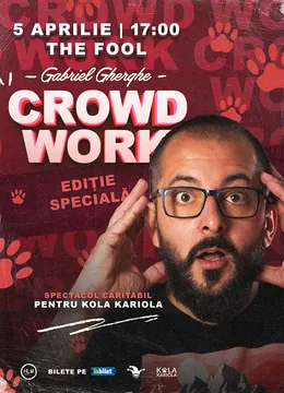 Spectacol Caritabil | Crowd Work cu Gabriel Gherghe | Transmis LIVE