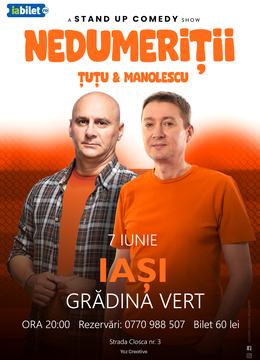 Iasi: Stand-up Comedy - Dan Tutu & Cristi Manolescu