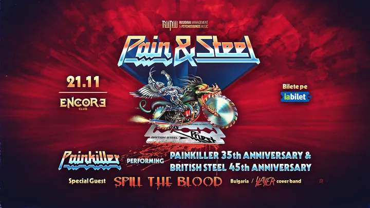 Pain & Steel - Tributes Night with Painkiller & Spill The Blood