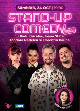 The Fool: Stand-up comedy cu Bucălae, Ioana State, Teodora Nedelcu și Florentin Păune