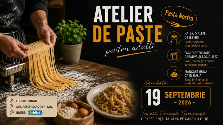 Cluj-Napoca: Atelier de paste pentru adulti