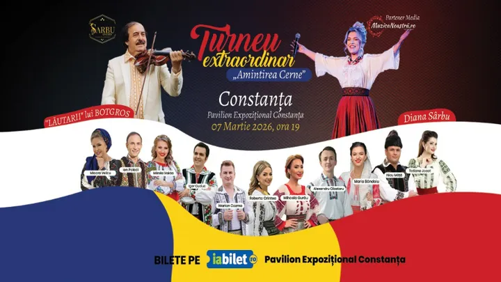 Constanta: Turneu  Extraordinar  "Amintirea Cerne" |Lăutarii lui Botgros| Diana Sarbu&Invitații|