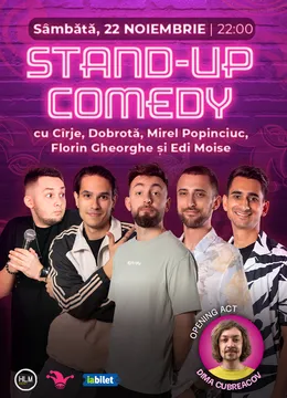 The Fool: Stand-up comedy cu Cîrje, Dobrotă, Mirel Popinciuc, Florin Gheorghe și Florentin Păune