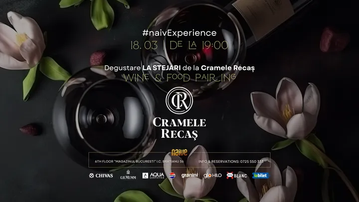Wine&Food Pairing - Degustare La Stejari de la Cramele Recaș
