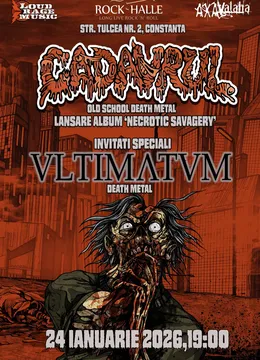 Constanta: Concert Cadavrul - Lansare Album 'Necrotic Savagery'