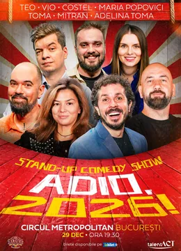 Stand-up comedy show: Adio 2026!