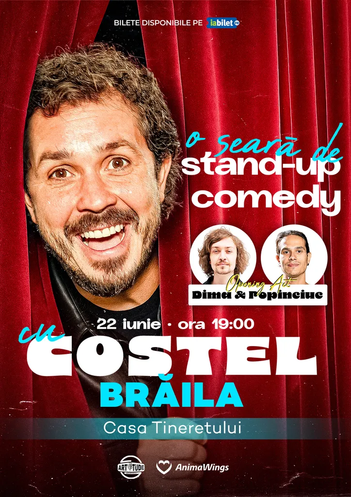 Braila: O seară de stand up comedy cu Costel | Comedy Show