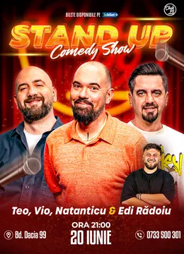 Stand-up Comedy cu Teo, Vio, Natanticu - Edi Radoiu la Club 99