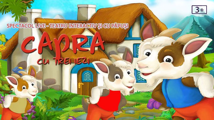 Capra cu trei iezi la Grădina CoOperativa