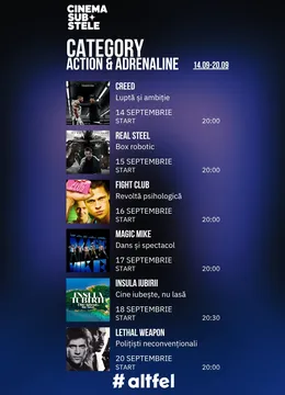 Cinema sub stele: Action & Adrenaline Week
