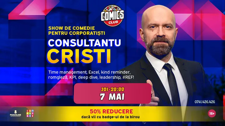 Consultantu Cristi - Show De Comedie pentru Corporatiști la ComicsClub!