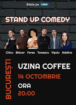 Stand-Up Comedy cu Vișoiu, Tomescu, Chivu, Blănar, Fares și Adelina