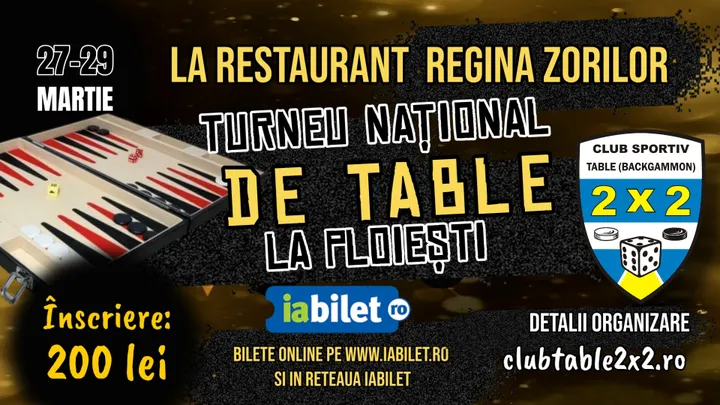 Ploiești: Turneu Național de Table