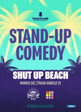 Stand-up comedy pe plajă