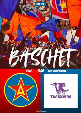 Baschet: CSA. Steaua - SCM Timișoara