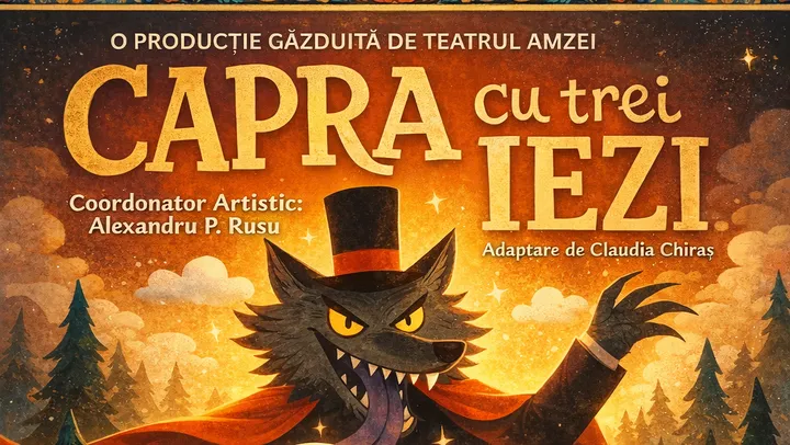 Spectacol interactiv pentru copii - Capra cu trei iezi