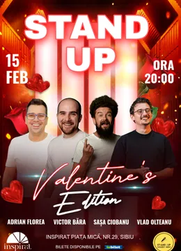 Sibiu: Stand-Up Comedy cu Vlad, Băra, Sașa & Adrian