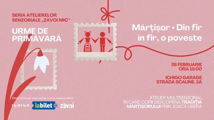 Seria Atelierelor Senzoriale „Zăvoi Mic" • Urme de Primăvară