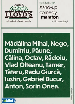 Lloyd's: Stand-up comedy Maraton
