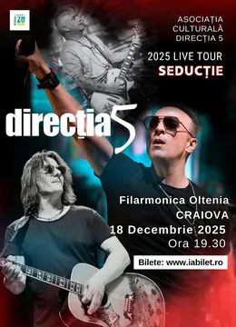 Craiova: Direcția 5 - Seductie Live Tour 2025