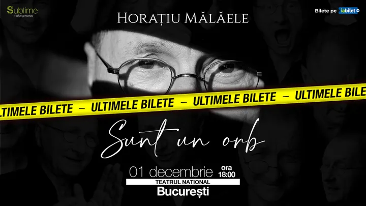 Horatiu Malaele - Sunt un Orb @ TNB - ora 18:00
