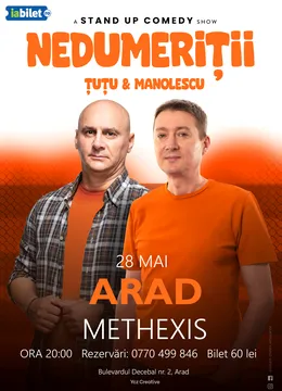 Arad: Stand-up Comedy - Dan Tutu si Cristi Manolescu