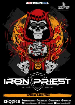 Concert Iron Priest x opening band (TBA) in Encore Club