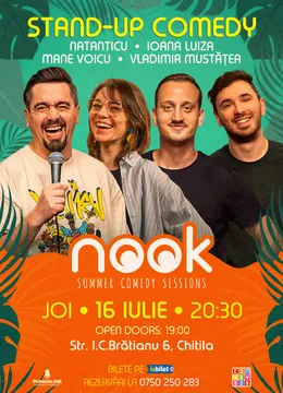 Chitila: Stand-up comedy cu Natanticu, Ioana Luiza, Mane Voicu și Vladimir Mustățea