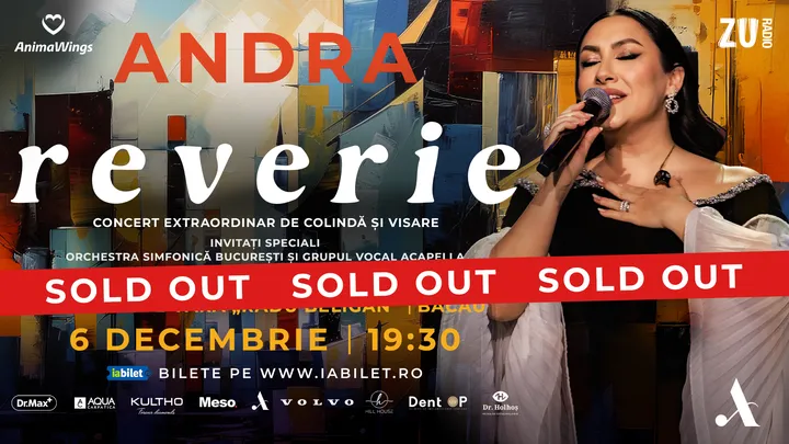 Încă O Zi la Bacău! Concert ANDRA: Reverie - Turneu Național de Colindă și Visare