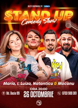 Stand-up Comedy cu Maria Popovici, Ioana Luiza, Natanticu & Mocanu la Club 99
