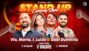 Stand-up Comedy cu Vio, Maria Popovici, Ioana Luiza & Gabi Dumitriu la Club 99