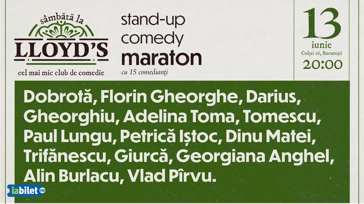 Lloyd's: Stand-up comedy Maraton