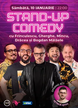 The Fool: Stand-up comedy cu Mincu, Frînculescu, Bogdan Mălăele, Drăcea și Gherghe