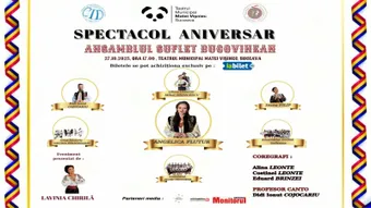 Suceava: Spectacol aniversar Ansamblul Suflet Bucovinean
