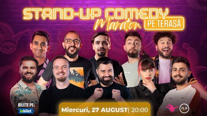 The Fool: Stand-up comedy Maraton pe terasă cu: Natanticu, Gherghe, Cîrje, Drăcea, Florin Gheorghe, Geo Adrian, Teodora Nedelcu, George Dumitru, Edi Vacariu și Gabriel Dumitriu