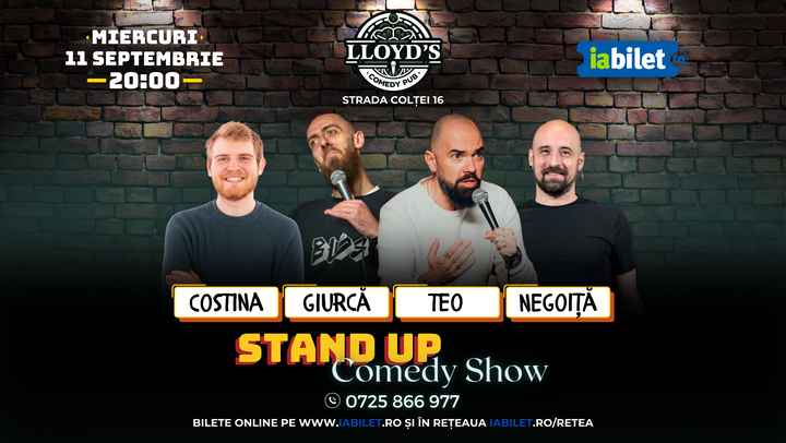 Stand-up Comedy cu Teo, Costina, Negoiţă & Giurcă