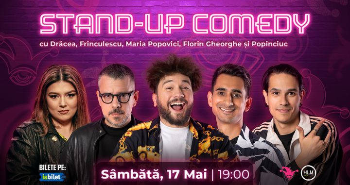 The Fool: Stand-up comedy cu Maria Popovici, Drăcea, Frînculescu, Popinciuc, și Florin Gheorghe