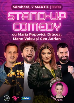 The Fool: Stand-up comedy cu Maria Popovici, Drăcea, Mane Voicu și Geo Adrian