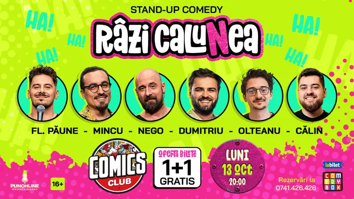 Stand-up Comedy Râzi ca luNea la ComicsClub!
