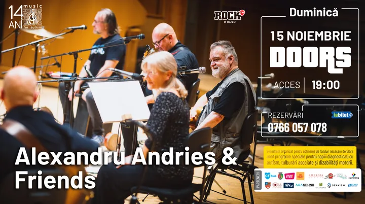 Constanța: Concert caritabil Alexandru Andries & Friends