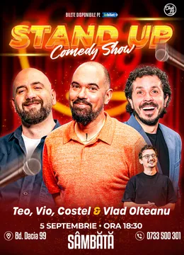 Stand-up Comedy cu Teo, Vio, Costel & Vlad Olteanu la Club 99 | Show 1